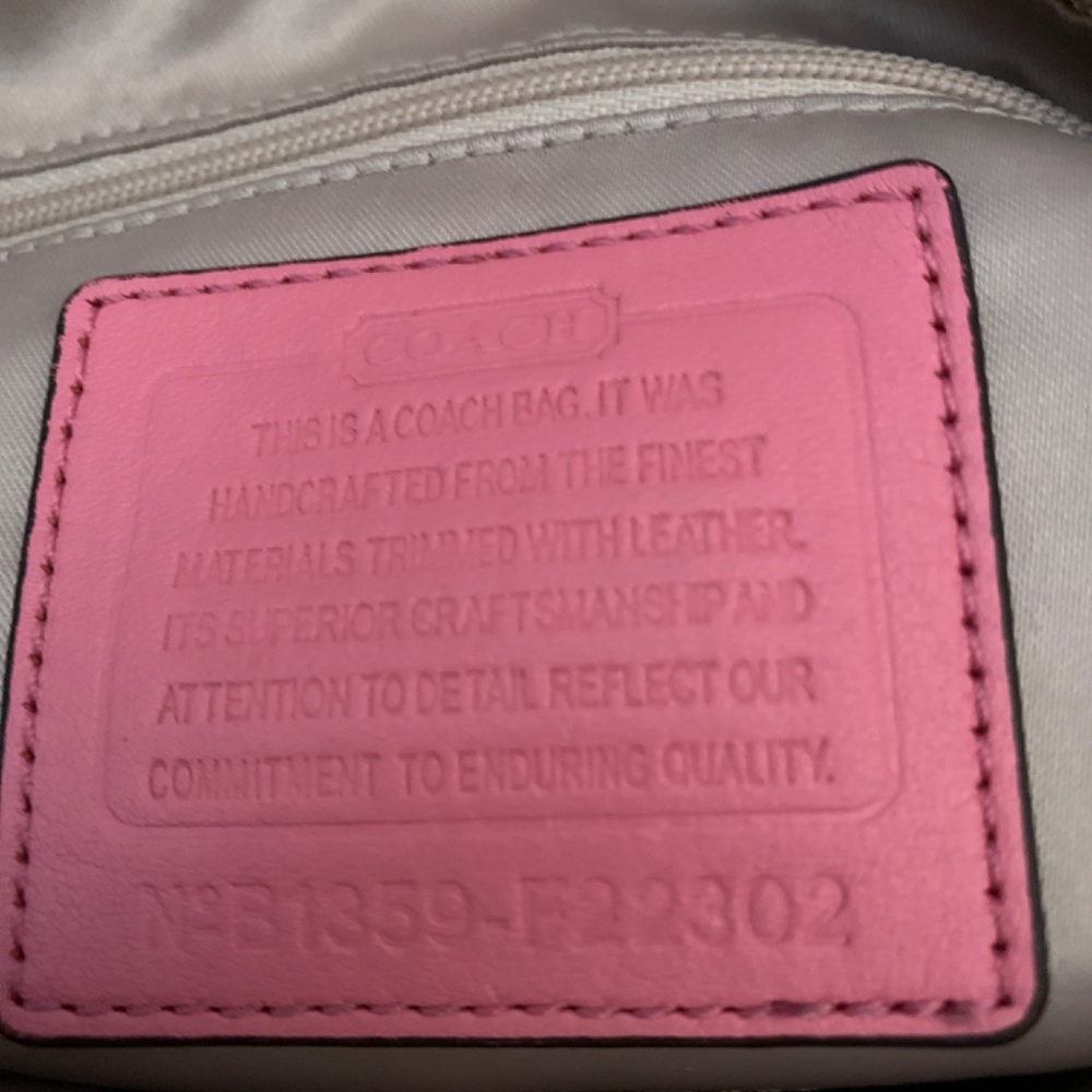 Coach Kristin Crossbody Bag, beige and pink - Picture 6 of 14
